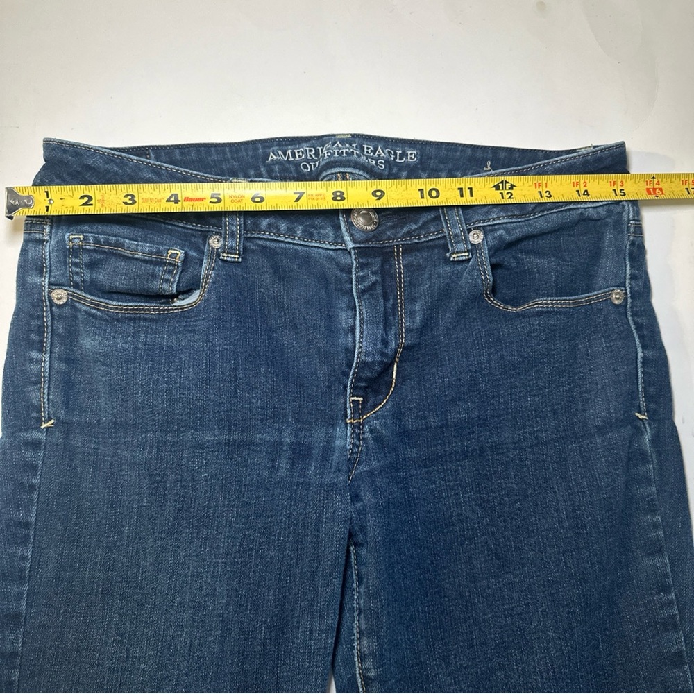American Eagle Women’s Jeans Size 8 Regular Color Blue - Picture 10 of 12